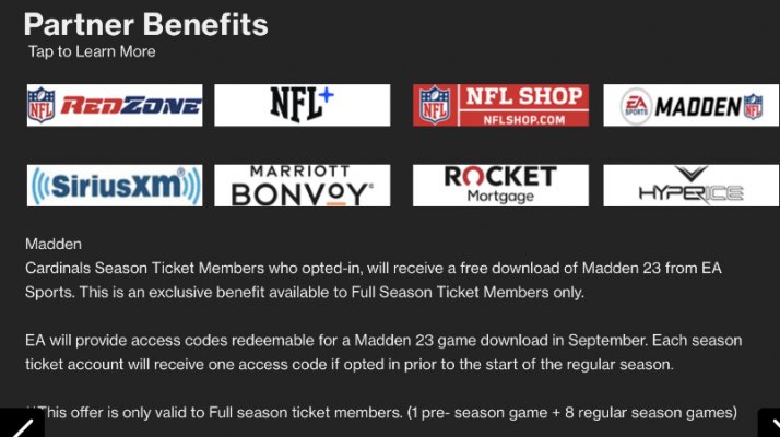 Madden 23 season tix offer | Arizona Sports Fans Forum